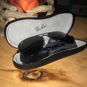 Large Metal Aviator RayBans